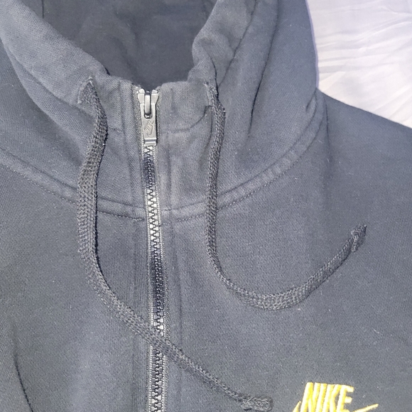 US LARGE black nike zip up hoodie - Picture 4 of 4